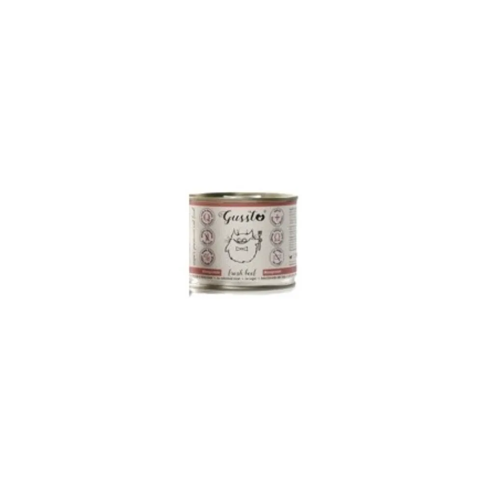 Gussto Fresh Beef 200g – Monobiałkowa Karma z Wołowiną dla Kota