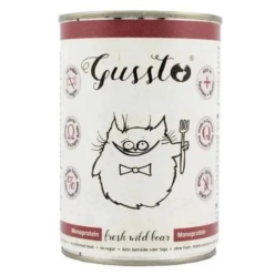 Gussto Fresh Wild Boar 400g – Monoproteinowa karma dla kota z dzikiem