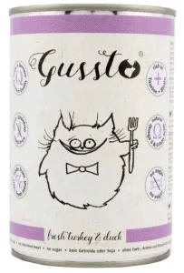 Gussto Fresh Turkey & Duck 400g – Karma dla kota z indykiem i kaczką