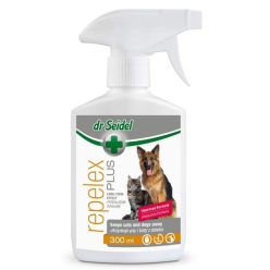 Dr Seidel Repelex Plus - Płyn Utrzymujący Psy I Koty Z Daleka - Spray 300Ml