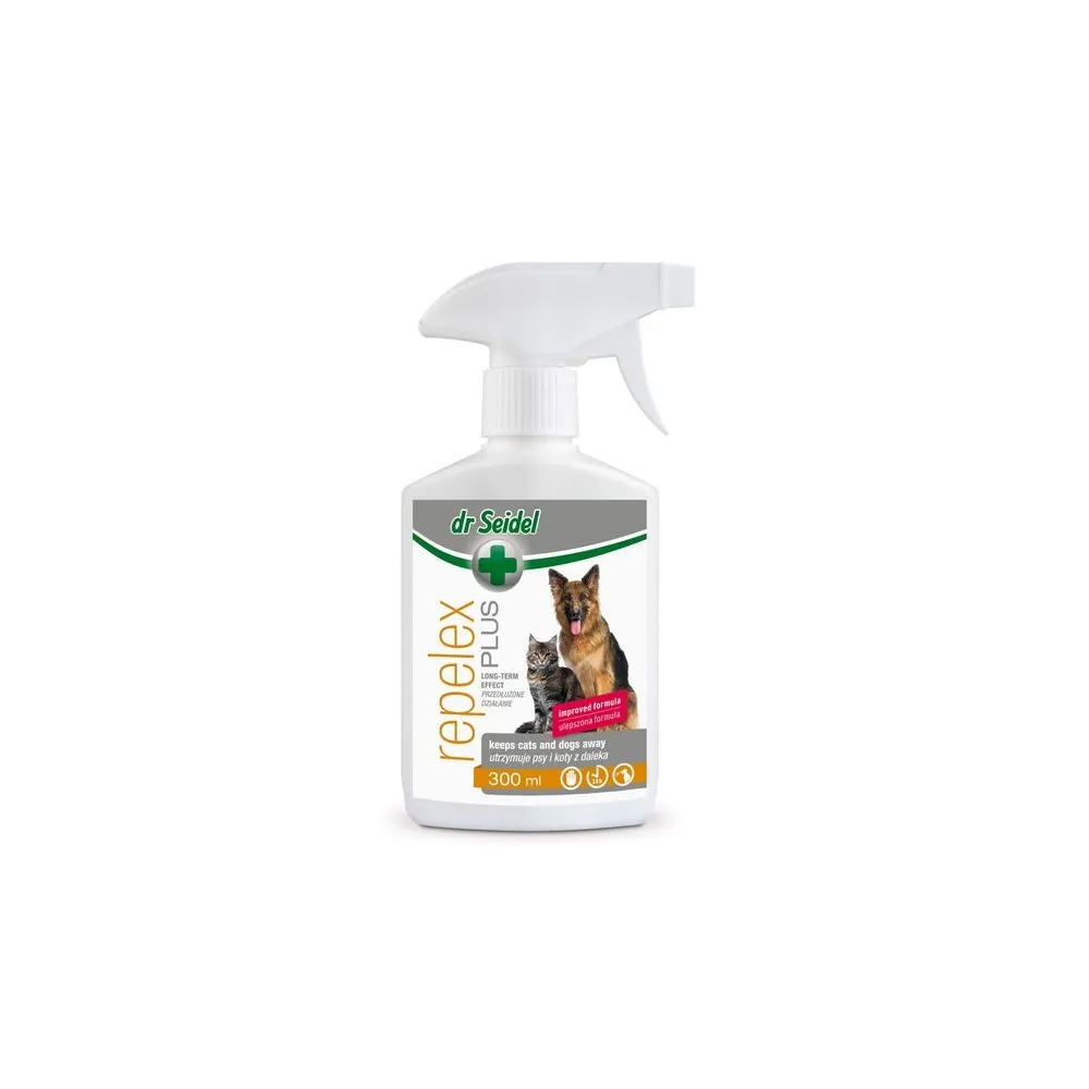 Dr Seidel Repelex Plus - Płyn Utrzymujący Psy I Koty Z Daleka - Spray 300Ml