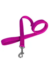 Chaba Smycz Taśma Gładka 16Mm/130Cm Fuksja