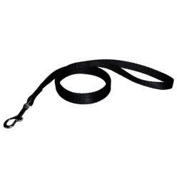 Chaba Smycz Taśma - 10Mm Czarna