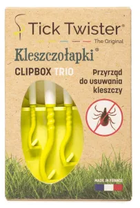 Tick Twister ClipBox Trio – Bezpieczne Kleszczołapki dla Psów i Kotów