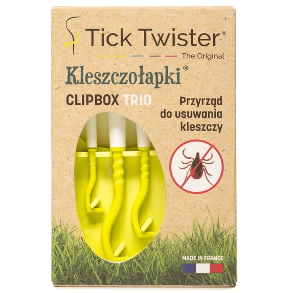 Tick Twister ClipBox Trio – Bezpieczne Kleszczołapki dla Psów i Kotów