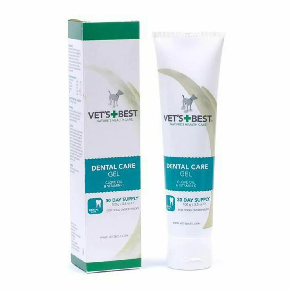 Vet’s Best Dental Gel Toothpaste 100g | Naturalna Pasta do Zębów dla Psów