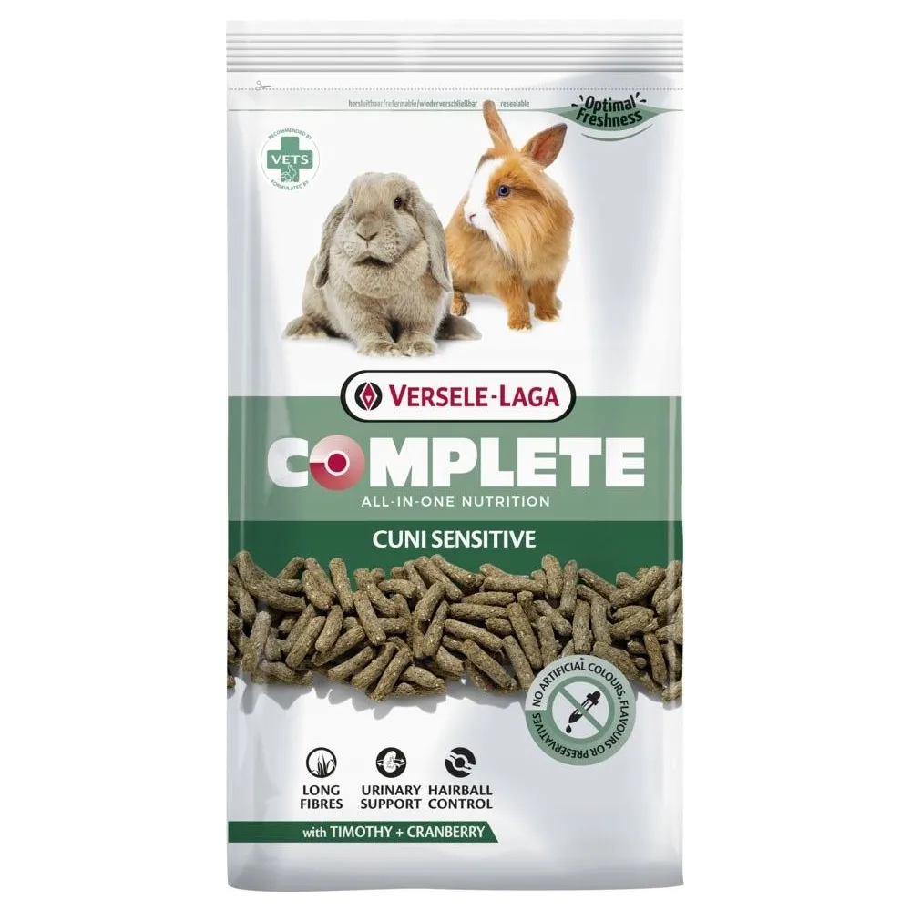 Versele-Laga Complete Cuni Sensitive 1,75kg – Zdrowa Karma dla Wrażliwych Królików