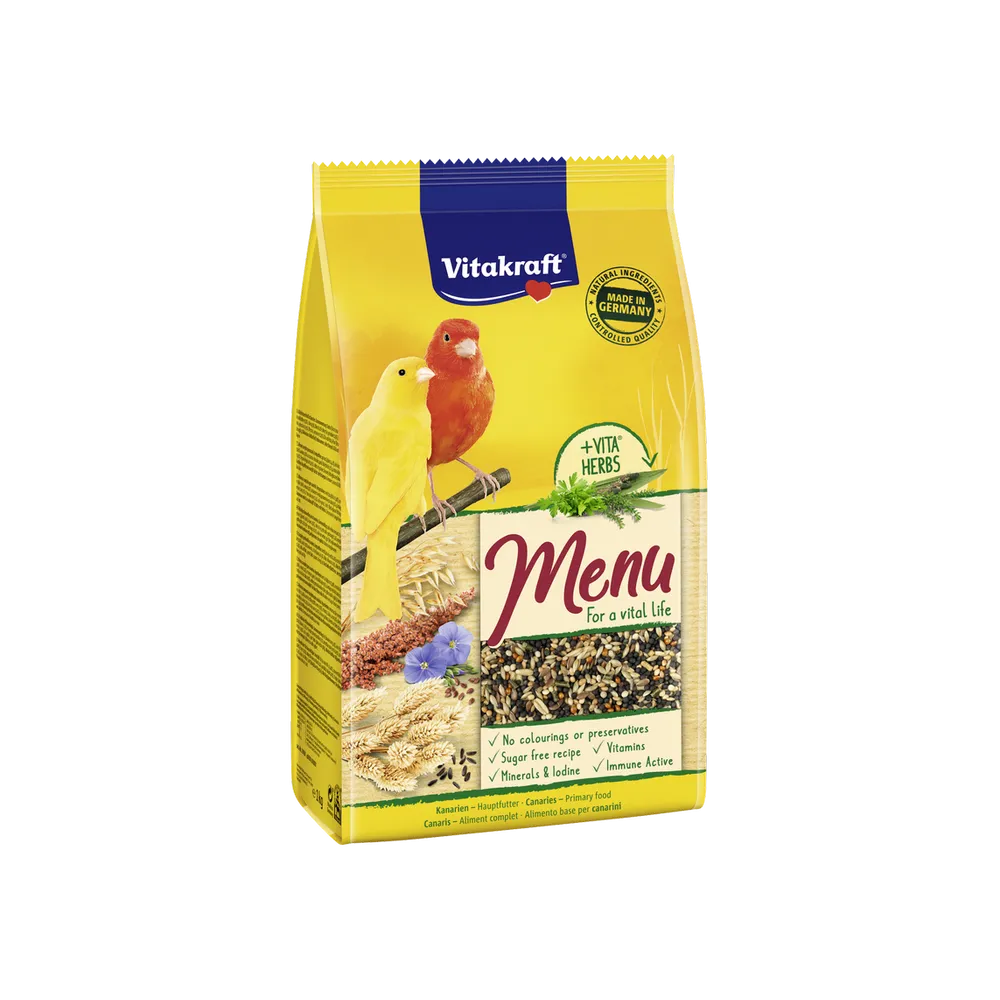 Vitakraft Menu Kanarek 1kg – Pełnowartościowa karma premium dla kanarków