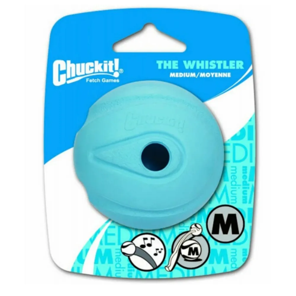 Chuckit! The Whistler – Piłka dla psa 6,5 cm, gwiżdżąca zabawka