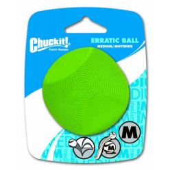 Chuckit! Erratic Ball – Piłka dla psa 6,5 cm, nieregularne odbicia