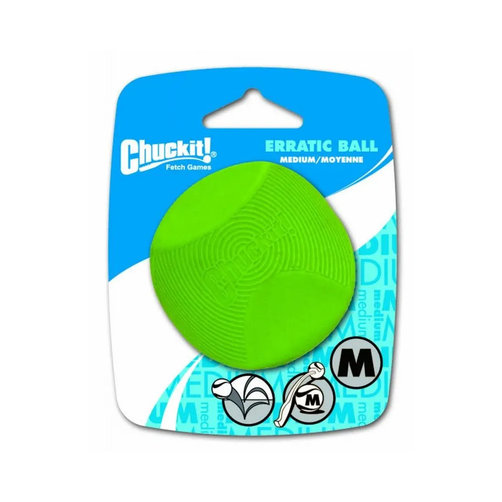 Chuckit! Erratic Ball – Piłka dla psa 6,5 cm, nieregularne odbicia
