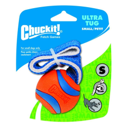 Chuckit! Ultra Tug Small – Piłka dla psa na taśmie, 5 cm