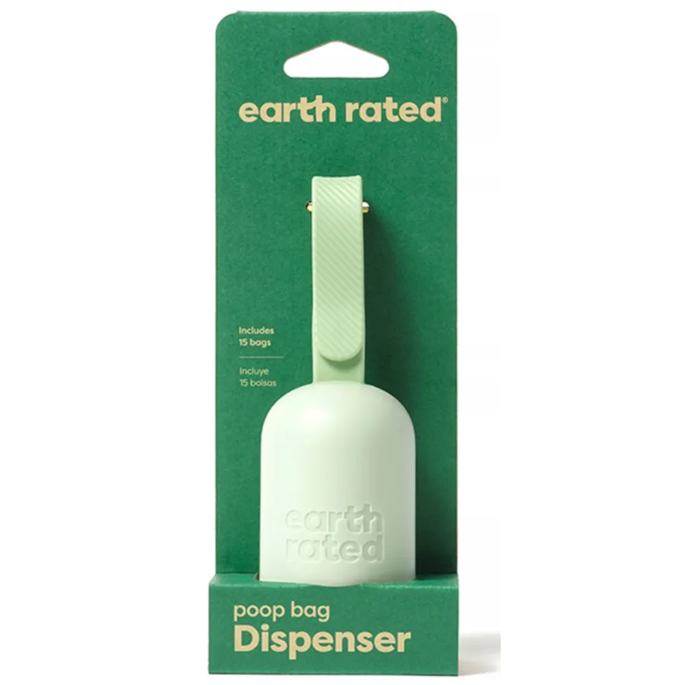 Earth Rated Poop Bags – Etui + 15 Woreczków, Biodegradowalne
