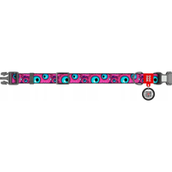 Wau Dog Obroża QR 20mm/28-40cm Monster Eye – Styl i Bezpieczeństwo