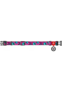 Wau Dog Obroża QR 20mm/28-40cm Monster Eye – Styl i Bezpieczeństwo