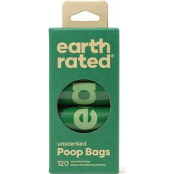 Earth Rated Poop Bags – 8 Rolek (120 Woreczków), Bezzapachowe