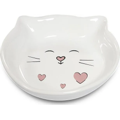 YARRO Miska Ceramiczna dla Kota "Biały Kot" – Styl i Wygoda