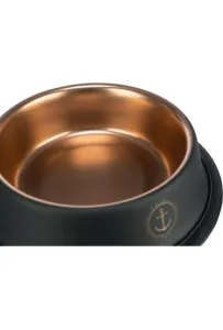 Trixie Be Nordic Miska Metalowa dla Psa i Kota – 200 ml, Antypoślizgowa