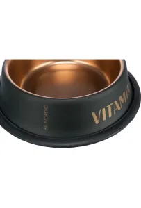 Trixie Be Nordic Miska Metalowa dla Psa i Kota – 450 ml, Antypoślizgowa