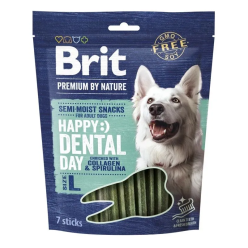 Brit Premium Nature Snacks Dental 250g Collagen & Spirulina – Zadbaj o uśmiech i zdrowie Twojego psa!