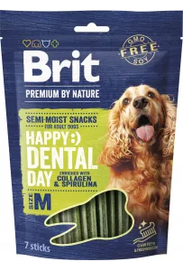 Brit Premium By Nature Dental Snacks 180g (M) – Przysmaki Dentystyczne z Kolagenem i Spiruliną dla Twojego Psa