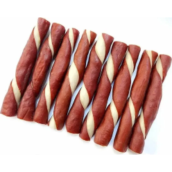 Alda Kolagenowe Pałki z Kaczką 500g - Półwilgotny Przysmak dla Psa Wspierający Zdrowie i Higienę Jamy Ustnej