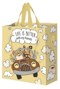 Torba Wesoły Samochodzik 14L Kremowy