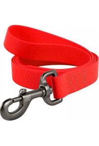 Wodoodporna Luxusowa Smycz Wau Dog Waterproof 2,0/305Cm PVC Czerwona - Wytrzymała i Stylowa dla Twojego Psa