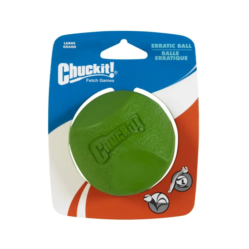 Erratic Ball Large – Nieregularna Piłka dla Psa, Zaskakująca Zabawa!