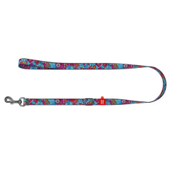 Collar Waudog Nylon Smycz Nylonowa Regulowana 25Mm/152-183Cm, Wzór Lato