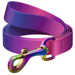 Collar Waudog Recycled Smycz Nylonowa, Gradient S 15Mm/122Cm Fioletowy