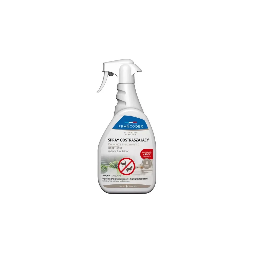 Francodex Spray Do Wnętrz I Na Zewnątrz Odstraszający Psy, Koty I Kuny 500Ml