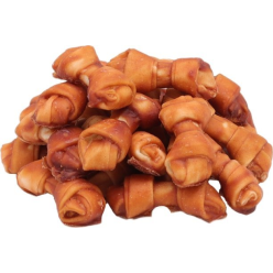 Ideapet Kość Wiązana z Kaczką dla Psa – Smaczny Przysmak Uzupełniający 500g