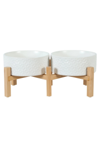 Zolux Miska Ceramiczna Dla Psa I Kota Keramo Duo 2X700Ml Biała