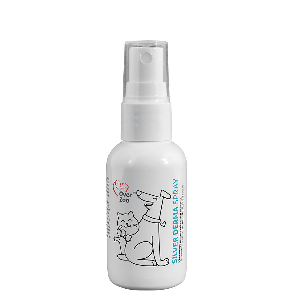 Over Zoo Silver Derma Spray 50ml – regeneracja skóry psa i kota