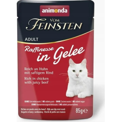 Animonda Vom Feinsten Raffinesse Karma dla Kota 85g Kurczak z Wołowiną