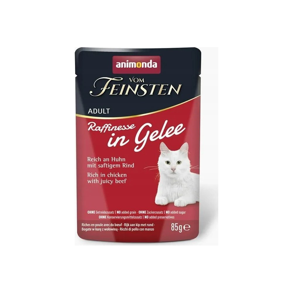 Animonda Vom Feinsten Raffinesse Karma dla Kota 85g Kurczak z Wołowiną