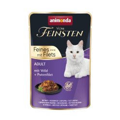 Animonda Vom Feinsten Adult Feines Karma dla Kota 85g Dziczyzna i Filet z Indyka