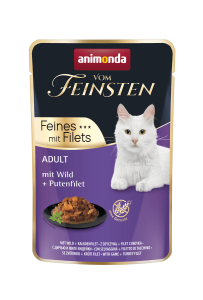 Animonda Vom Feinsten Adult Feines Karma dla Kota 85g Dziczyzna i Filet z Indyka