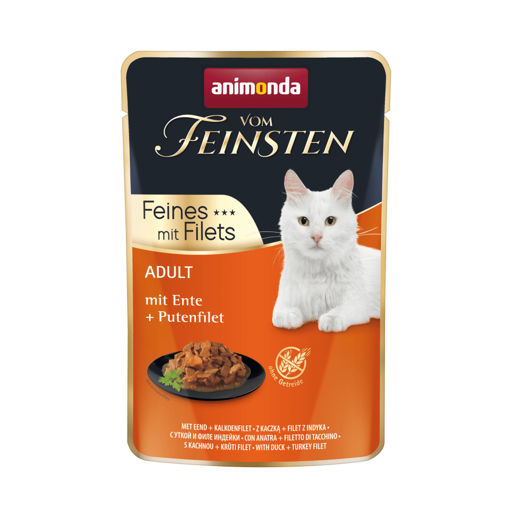 Animonda Vom Feinsten Adult Feines Karma dla Kota 85g Kaczka i Filet z Indyka