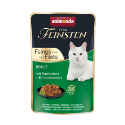 Animonda Vom Feinsten Adult Feines Karma dla Kota 85g Królik i Filet z Kurczaka