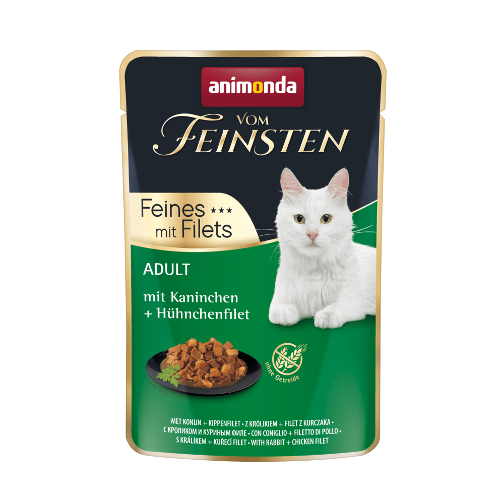 Animonda Vom Feinsten Adult Feines Karma dla Kota 85g Królik i Filet z Kurczaka