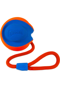 Piłka z Linką dla Psa Rope Fetch 14 cm – Szarpanie, Kopanie, Rzucanie