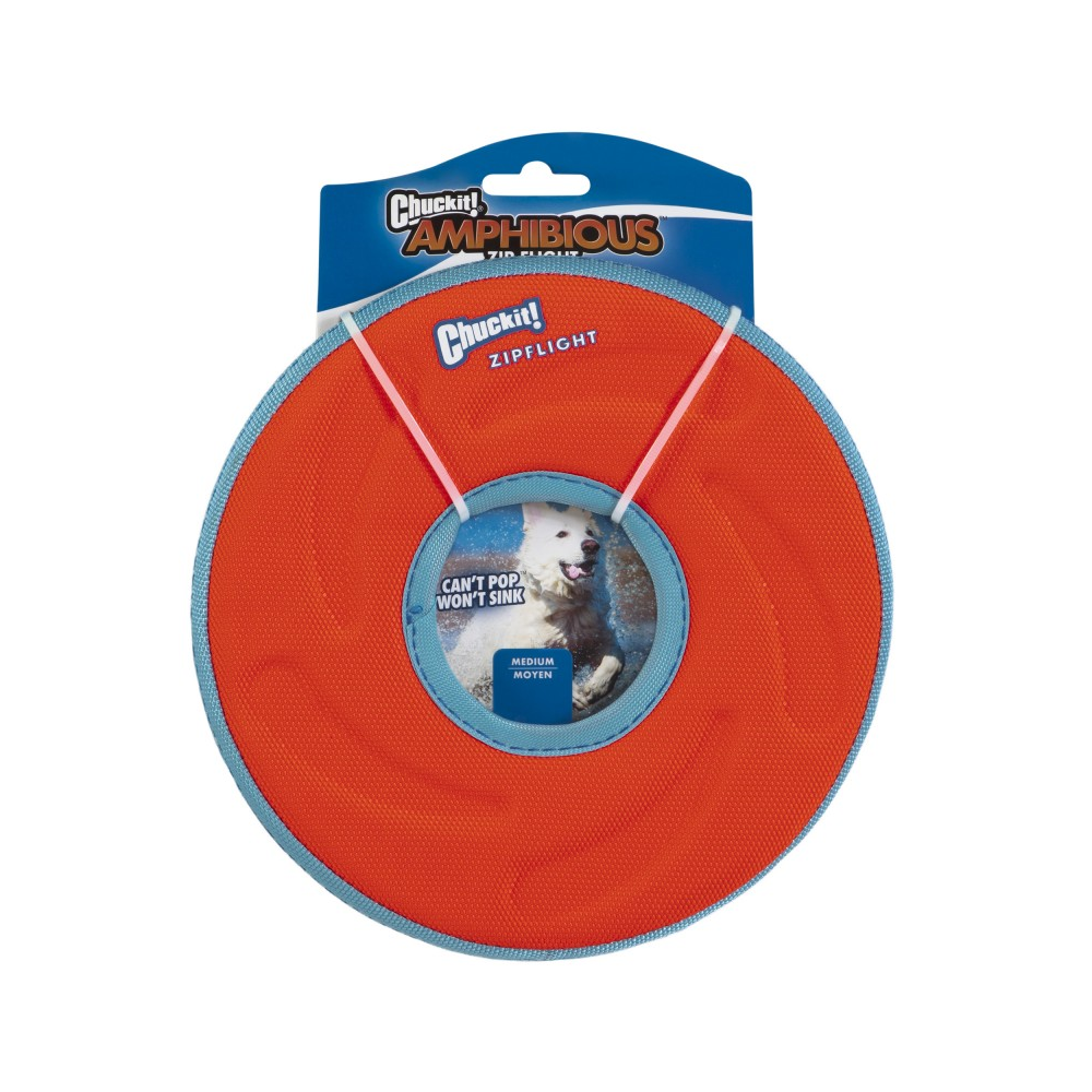 Chuckit! Zipflight – dysk dla psa, szybujący i unoszący się na wodzie, średnica 21 cm