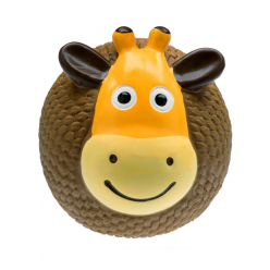 Deer Ball – piszcząca piłka dla psa jelonek Ø6,5 cm, dla małych ras