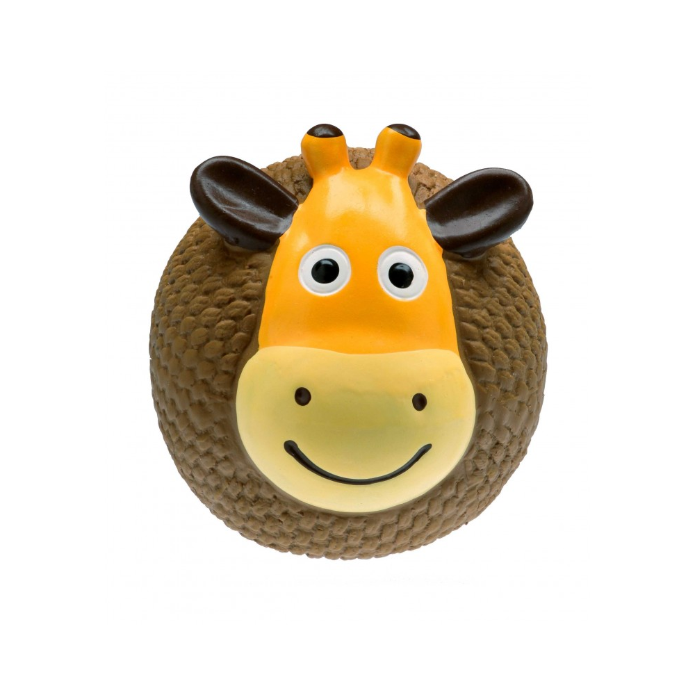 Deer Ball – piszcząca piłka dla psa jelonek Ø6,5 cm, dla małych ras