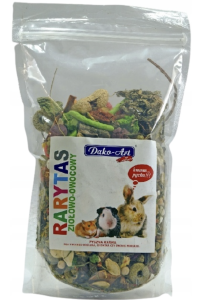 dako-art rarytas ziołowo-owocowy karma premium 400g dla gryzoni i królików