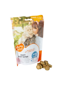 Miękkie przysmaki dla kota Duvo+ Soft Fish Bites 50g - naturalne chrupki z rybą