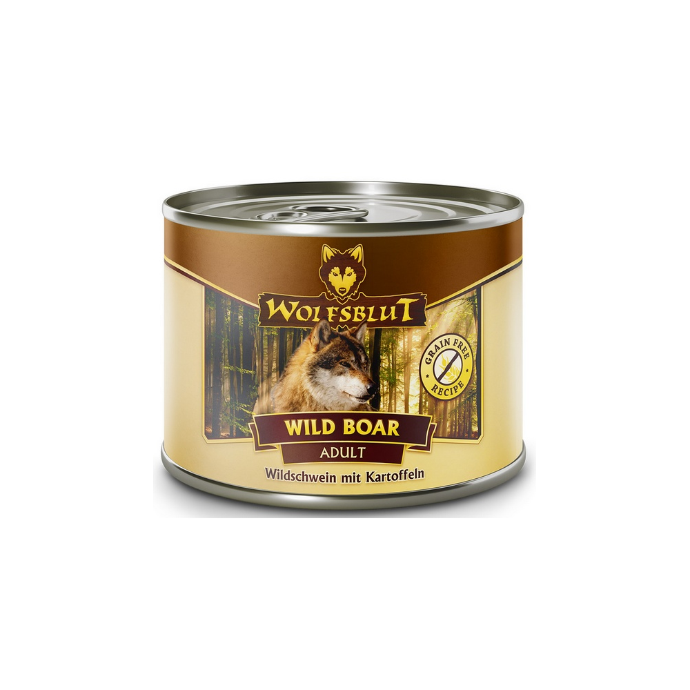 Wolfsblut Dog Wild Boar - Dziczyzna I Ziemniaki Puszka 200G