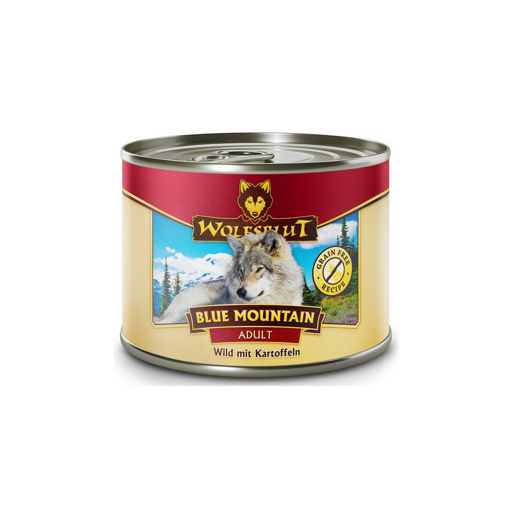 Wolfsblut Dog Blue Mountain - Dziczyzna I Ziemniaki Puszka 200G